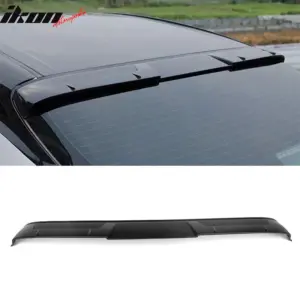 Fits 18-26 Toyota Camry IKON V2 Style Rear Roof Window Spoiler ABS Matte Black - Image 6
