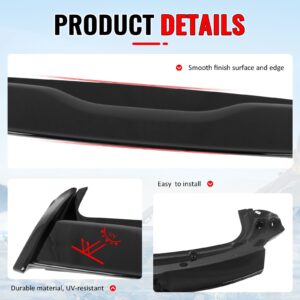 For 12-18 Ford Focus Hatchback RS Style Gloss Black Rear Window Roof Spoiler ABS - Image 4