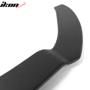 Fits 13-14 Ford Focus Front Splitter Lip Replacement Matte Black PP & Red Rods - Image 5