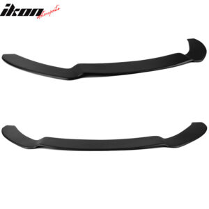 Fits 13-14 Ford Focus Front Splitter Lip Replacement Matte Black PP & NEO Rods - Image 3