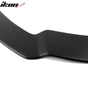 Fits 13-14 Ford Focus Front Splitter Lip Replacement Matte Black PP & NEO Rods - Image 4