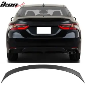 Fits 18-24 Toyota Camry OE Style Flush Mount Unpainted Rear Trunk Wing Spoiler - Image 6