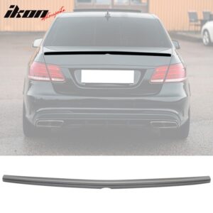 Fits 10-12 Mercedes Benz W212 E-Class Euro Style Rear Trunk Spoiler Wing PU - Image 1