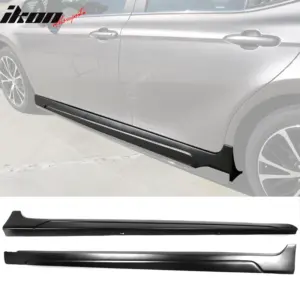 Fits 18-24 Toyota Camry IKON Style Side Skirts Matte Black - PP - Image 6