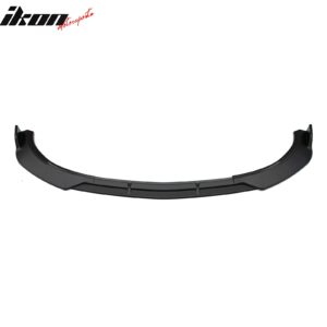 Fits 17-20 Benz W213 E-Class B Style Front Bumper Lip Spoiler PP Matte Black - Image 5