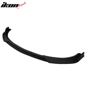 Fits 21-23 Benz W213 E-Class B Style Front Bumper Lip Spoiler PP Matte Black - Image 3