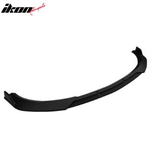 Fits 21-23 Benz W213 E-Class B Style Front Bumper Lip Spoiler PP Matte Black - Image 4