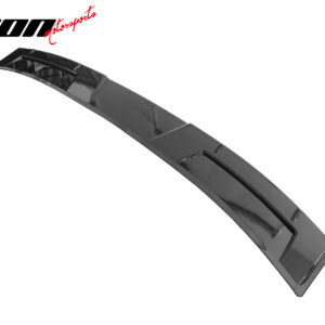 Fits 23-25 Honda Accord 11th Gen IKON Style Rear Roof Spoiler ABS Gloss Black - Image 4