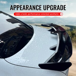 Fits 17-23 Benz W213 E-Class 54" PRO Style Rear Trunk Spoiler Gloss Black ABS - Image 5