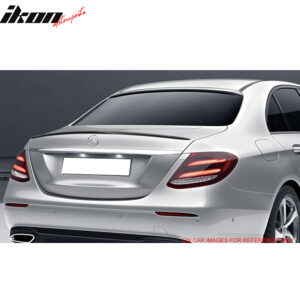 Fit 17-23 Benz E Class W213 Sedan OE Style Rear Roof Spoiler Wing ABS Unpainted - Image 2