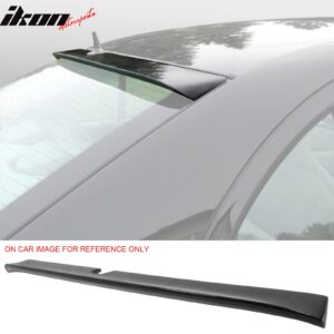 Fits 03-05 Benz E-Class W211 Sedan RL Style Rear Roof Spoiler Painted #040 Black - Image 1