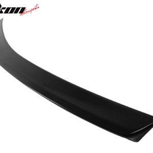 Fits 10-16 Benz W212 E-Class AMG Style Rear Trunk Spoiler Lip Painted #040 Black - Image 4