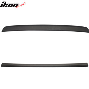 Fits 95-01 Benz W210 E-Class A Style Matte Black Rear Trunk Spoiler Wing Lip ABS - Image 3
