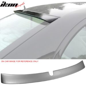 Fits 03-05 Benz W211 E-Class Sedan 4Dr RL Style Roof Spoiler Painted #744 Silver - Image 1