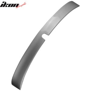 Fits 03-05 Benz W211 E-Class Sedan 4Dr RL Style Roof Spoiler Painted #744 Silver - Image 2