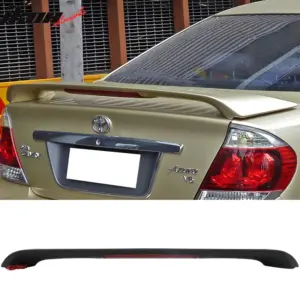 Fits 02-06 Toyota Camry OE Factory Style Matte Black LED Rear Trunk Wing Spoiler - Image 6