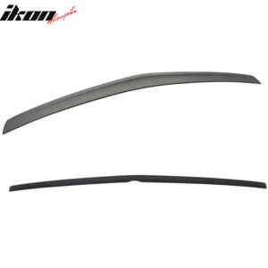 Fits 10-16 Benz E-Class W212 Sedan AMG Style Rear Trunk Spoiler Wing Matte Black - Image 3