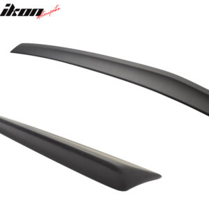 Fits 10-16 Benz E-Class W212 Sedan AMG Style Rear Trunk Spoiler Wing Matte Black - Image 5