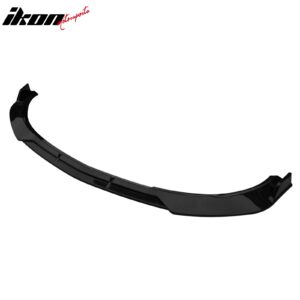 Fits 21-23 Benz W213 E-Class B Style Front Bumper Lip Spoiler Carbon Fiber Print - Image 3