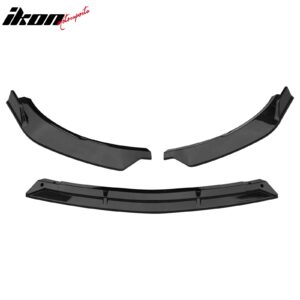Fits 21-23 Benz W213 E-Class B Style Front Bumper Lip Spoiler Carbon Fiber Print - Image 5