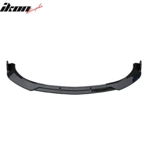 Fits 17-20 Benz W213 E-Class B Style Front Bumper Lip Spoiler Carbon Fiber Print - Image 5
