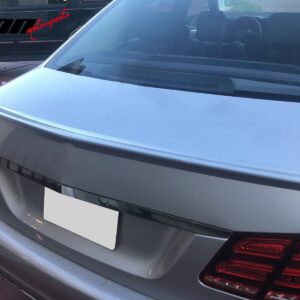 Fits 10-16 Benz W212 E-Class AMG Style Trunk Spoiler Painted #744 #775 Silver - Image 4