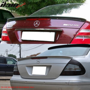 Fits 03-09 Benz E-Class W211 Sedan AMG Style Rear Trunk Spoiler Wing Unpainted - Image 2