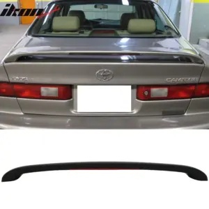 Fits 97-01 Toyota Camry Sedan 4Dr OE Style Trunk Spoiler W/LED Light Matte Black - Image 6