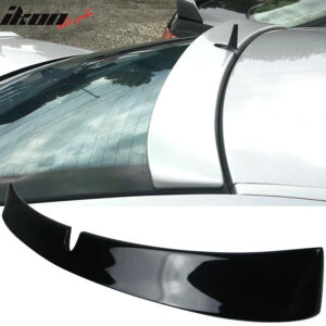 Fits 03-05 Benz E-Class W211 Sedan RL Style Rear Roof Spoiler Painted #197 Black - Image 1