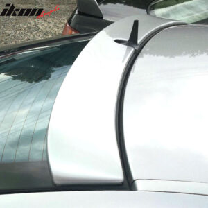 Fits 03-05 Benz E-Class W211 Sedan RL Style Rear Roof Spoiler Painted #197 Black - Image 2