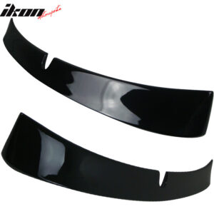 Fits 03-05 Benz E-Class W211 Sedan RL Style Rear Roof Spoiler Painted #197 Black - Image 4