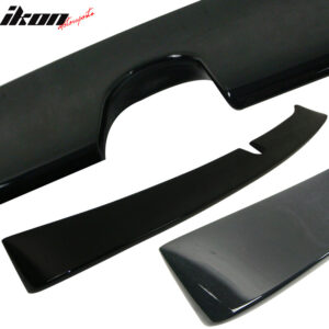 Fits 03-05 Benz E-Class W211 Sedan RL Style Rear Roof Spoiler Painted #197 Black - Image 5