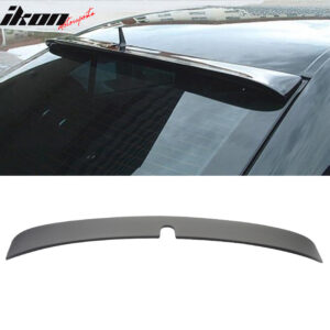 Fits 03-05 Benz E-Class W211 Sedan RL Style Matte Black Rear Roof Window Spoiler - Image 1