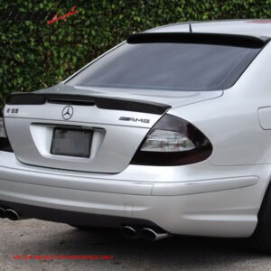 Fits 03-05 Benz E-Class W211 Sedan RL Style Matte Black Rear Roof Window Spoiler - Image 2