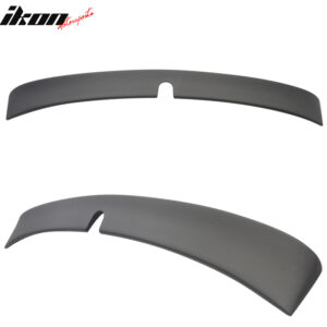 Fits 03-05 Benz E-Class W211 Sedan RL Style Matte Black Rear Roof Window Spoiler - Image 4