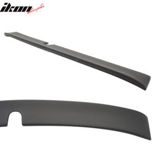 Fits 03-05 Benz E-Class W211 Sedan RL Style Matte Black Rear Roof Window Spoiler - Image 5