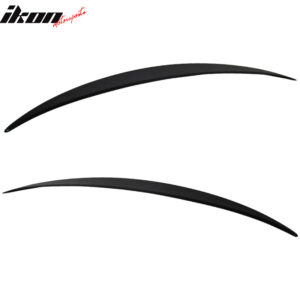 Fits 17-23 Benz E Class W213 Sedan OE Style Rear Trunk Spoiler Lip Unpainted ABS - Image 2
