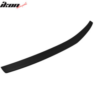 Fits 10-16 Benz E-Class W212 Sedan AMG Style Rear Trunk Spoiler Lip Matte Black - Image 2
