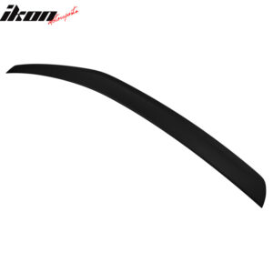 Fits 10-16 Benz E-Class W212 Sedan AMG Style Rear Trunk Spoiler Lip Matte Black - Image 4