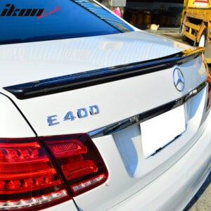 Fits 10-16 Benz E-Class W212 Sedan AMG Style Rear Trunk Spoiler Wing Unpainted - Image 2