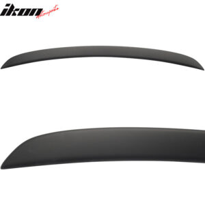 Fits 01-07 Benz C-Class W203 Sedan AMG Style Matte Black Rear Trunk Spoiler Wing - Image 3