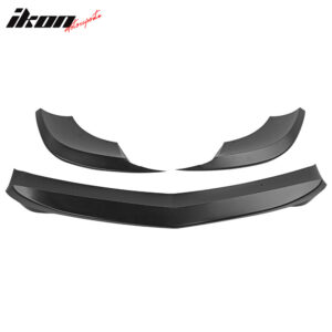 Fits 12-14 Benz W204 C Class GH Style 3PC Front Bumper Lip Spoiler Unpainted ABS - Image 5