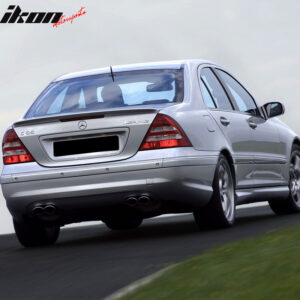 Fits 01-07 Benz C-Class W203 Sedan AMG Style Rear Trunk Spoiler Wing Unpainted - Image 3