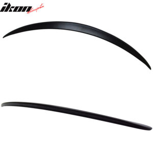 Fits 15-21 Benz W205 C Class Sedan AMG Style Rear Trunk Spoiler Lip Unpainted - Image 3