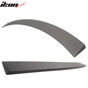 Fits 08-14 Benz C-Class W204 C204 Sedan OE Style Matte Black Rear Roof Spoiler - Image 4