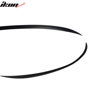Fits 15-21 Benz W205 C Class Sedan OE Style Rear Trunk Spoiler Lip ABS Unpainted - Image 4