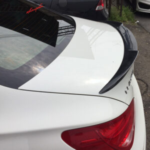 Fits 14-18 Benz C117 CLA Class Sedan V Style Rear Trunk Lid Spoiler Wing Lip ABS - Image 3