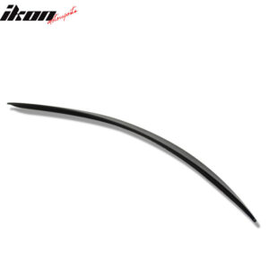Fits 15-21 Benz W205 C Class Coupe 2Dr AMG Style Trunk Spoiler Lip Unpainted ABS - Image 4