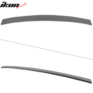 Fits 12-15 Benz C-Class W204 C204 Coupe 2Dr OE Style Rear Roof Spoiler Unpainted - Image 3