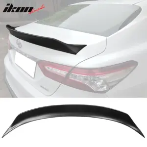 Fits 18-24 Toyota Camry Highkick Duckbill Matte Black Rear Trunk Wing Spoiler - Image 6